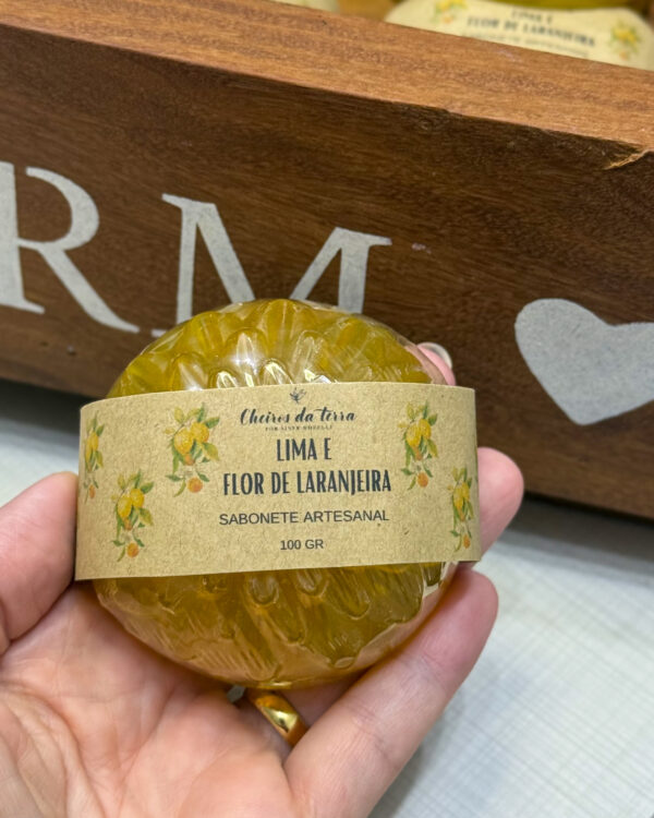SABONETE DE LIMA E FLOR DE LARANJEIRA - ATACADO 4 UNIDADES - Image 2