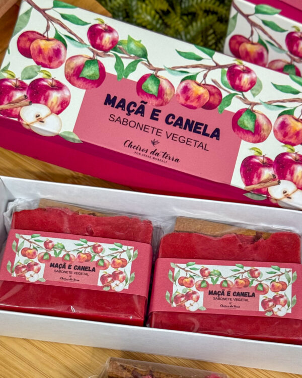 KIT SABONETE MAÇÃ E CANELA