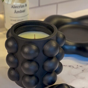 Vela Bubble - preto fosco