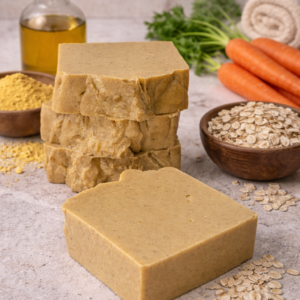 SABONETE DE CENOURA E ARGILA AMARELA