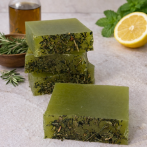 SABONETE DE MENTA, ALECRIM E LIMÃO