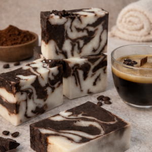 SABONETE DE ARGILA BRANCA, CACAU E MEL