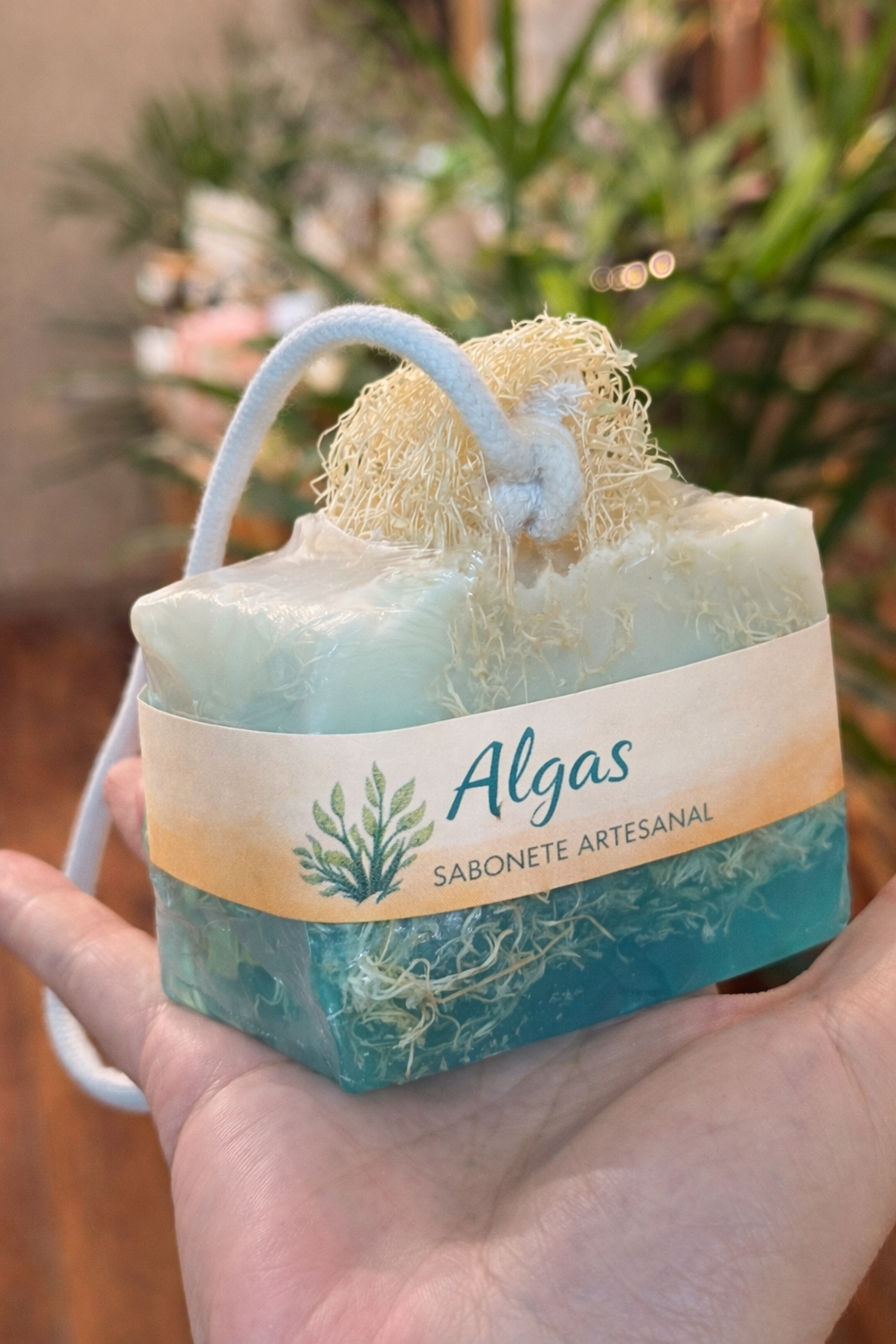 SABONETE ESFOLIANTE DE ALGAS