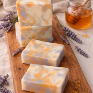 SABONETE DE CUPUAÇU, LAVANDA, MEL E CEDRO