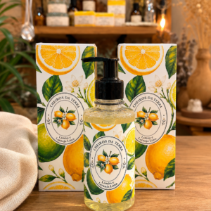 SABONETE LÍQUIDO LIMÃO E LARANJA LIMA