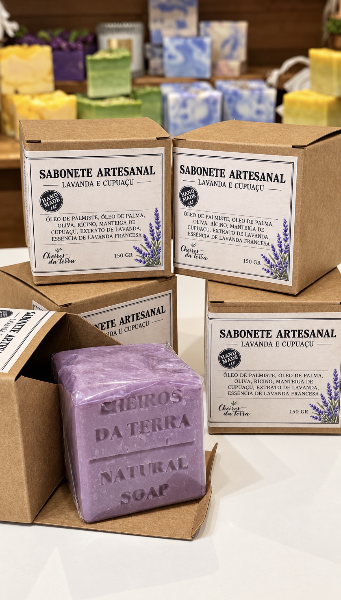 SABONETE DE LAVANDA E CUPUAÇU