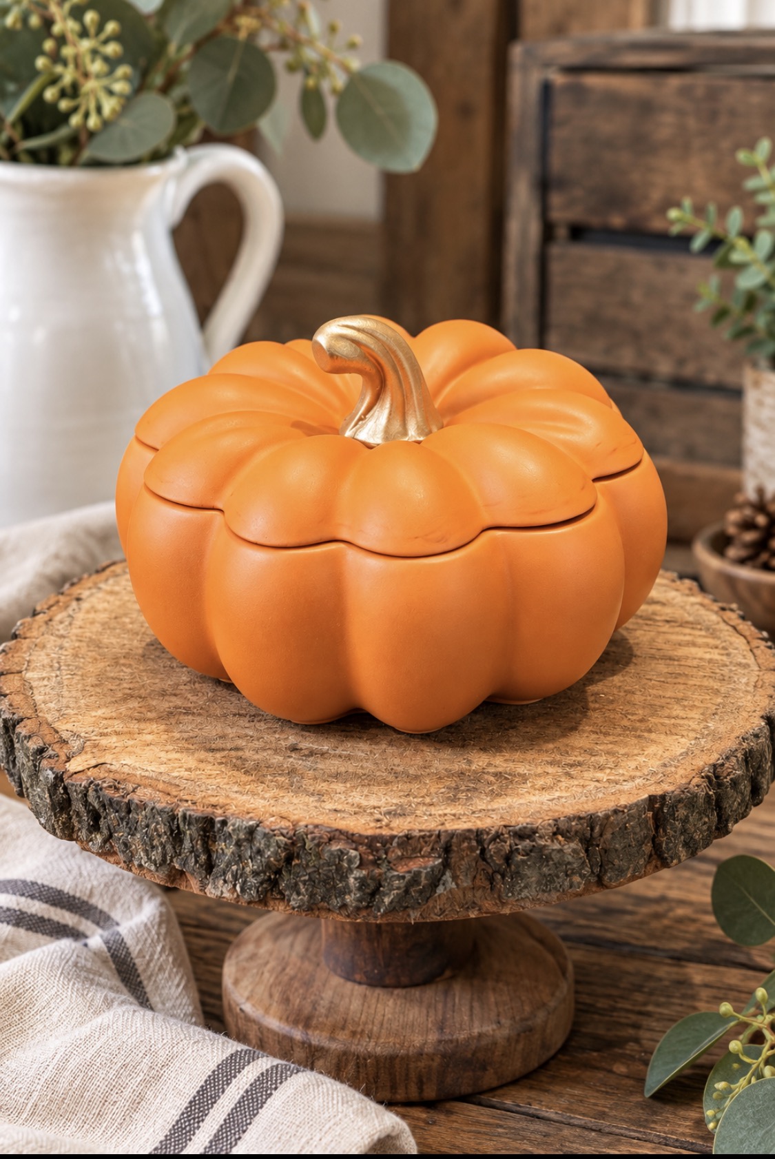 VELA PERFUMADA PUMPKIN - LARANJA