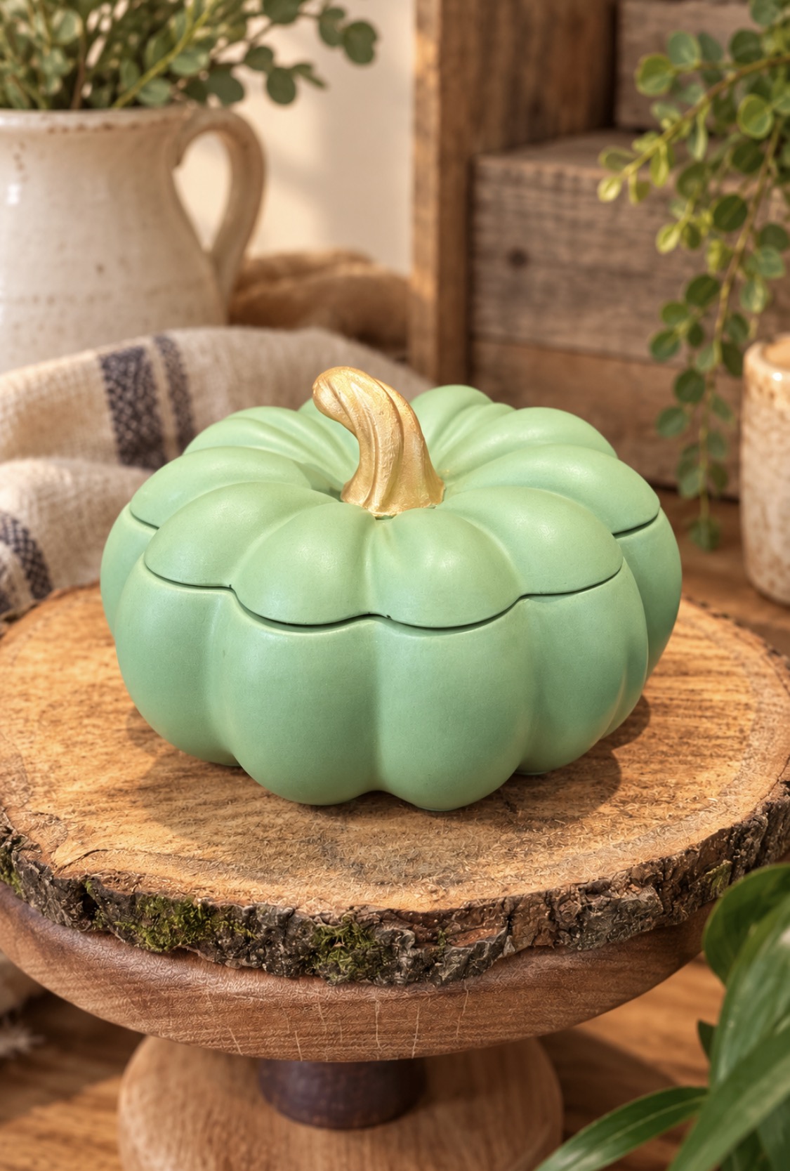 VELA PERFUMADA PUMPKIN - VERDE
