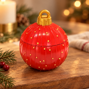 VELA BOLA DE NATAL - APPLE CINNAMON