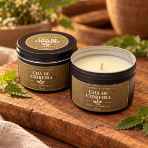 VELA CHÁ DE CIDREIRA - 120 GR